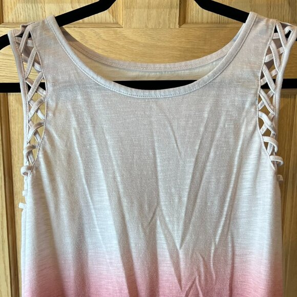 Mudd Sleeveless Ombre Tank Top - Size 1X - Picture 1 of 3